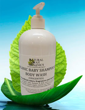Organic Baby Shampoo and Body Wash Unscented 16 oz. (473 ml)