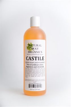 Castile Soap – Peppermint 16 Oz. (463ml)