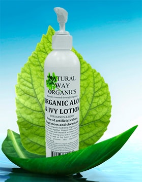 Organic Aloe Vera & Ivy Lotion 8 fl. oz.