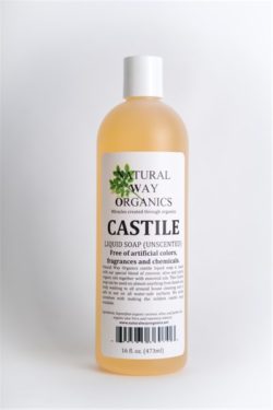 Liquid Castile Soap – Unscented 16 OZ. (473ML)